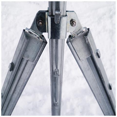 8 Set Di Montanti Angolari Per Pali Con Profilo A Z, Rete Di Protezione Da Animali Selvatici, Rete Per Zona Boschiva - Foto 8