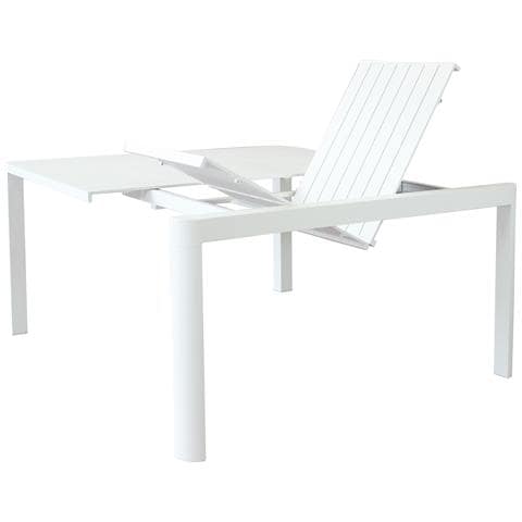 Lars - Tavolo Da Giardino In Alluminio Allungabile 100/150 X 150 Cm - Foto 2