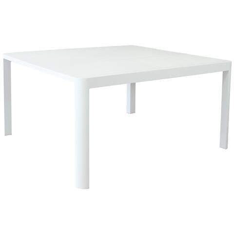 Lars - Tavolo Da Giardino In Alluminio Allungabile 100/150 X 150 Cm - Foto 1