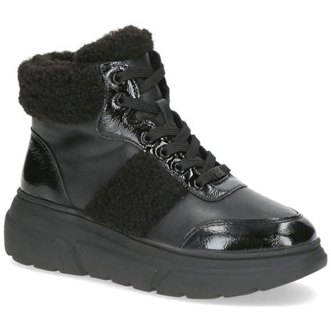 Black Casual Closed Booties Stivaletti Pelle Scarpe Donna Nero Eu 36, 9-26212-43-019 - Foto 1