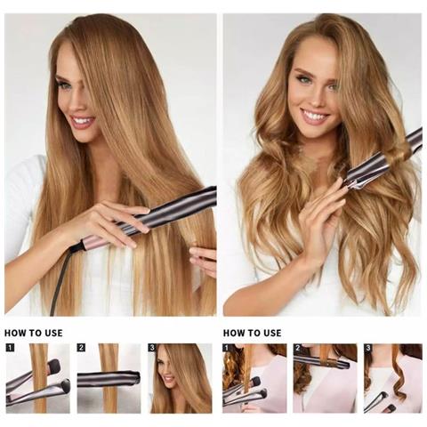 Piastra Per Capelli 2 In 1 A Ferro Ritorto - Foto 6