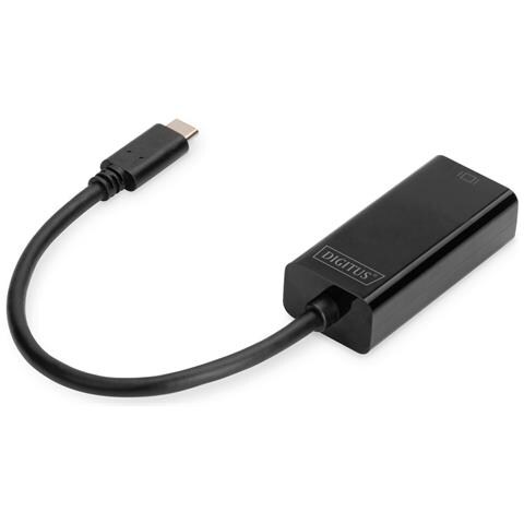 Adattatore Grafico DA-70878 Mini Display Port USB Type-C 4K Nero - Foto 2