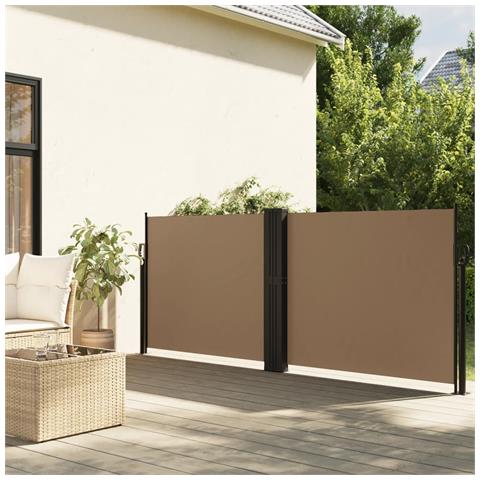 Tenda Laterale Retrattile Tortora 140x1200 Cm - Foto 1