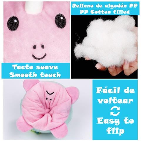 Unicorno Reversibile Pauline Emoticono 20cms. - Foto 2