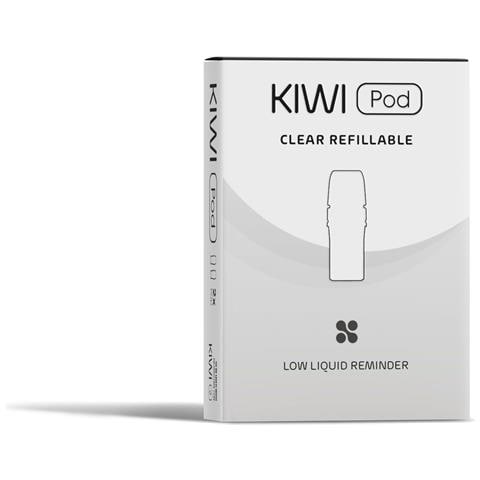 Kiwi 2 Ricambio 2 Pod Low Liquid Reminder Con Sistema Child Proof Per Sigaretta Elettronica Kiwi 2, No E-liquid (clear) - Foto 1