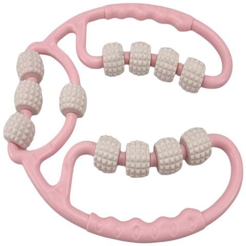 Massaggiatore Per Gambe - 12 Rulli Per Un Massaggio Confortevole Pink + White - Foto 3