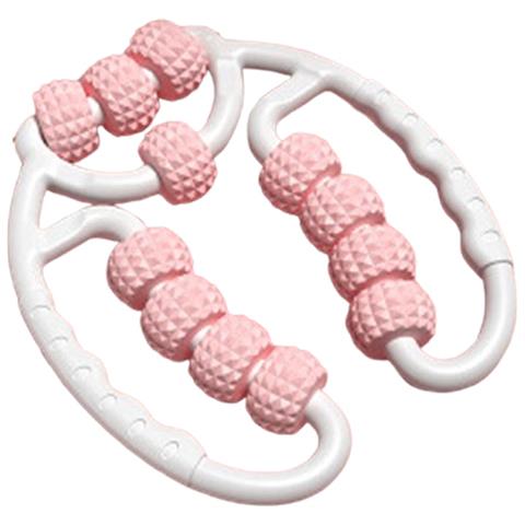 Massaggiatore Per Gambe - 12 Rulli Per Un Massaggio Confortevole Pink + White - Foto 1