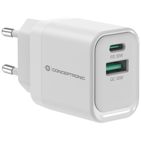 ALTHEA19W33 Caricabatterie per dispositivi mobili Universale Bianco AC Ricarica rapida Interno - Foto 1