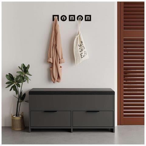 Poli Armadio Per Scarpe - 4 Scomparti Di Stoccaggio - Nero - Foto 1