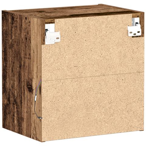 Mensola Galleggiante 2 pz Legno Vecchio 40x28,5x40 cm Legno Ingegnerizzato - Foto 9