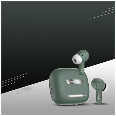 Auricolari Bluetooth True Wireless Con Cancellazione Del Rumore Enc A 4 Microfoni Green - Foto 2