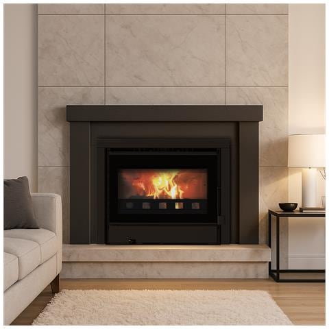 Inserto A Legna Sannover Idelya 13,5 Kw Tronchi Da 54 Cm - Foto 2