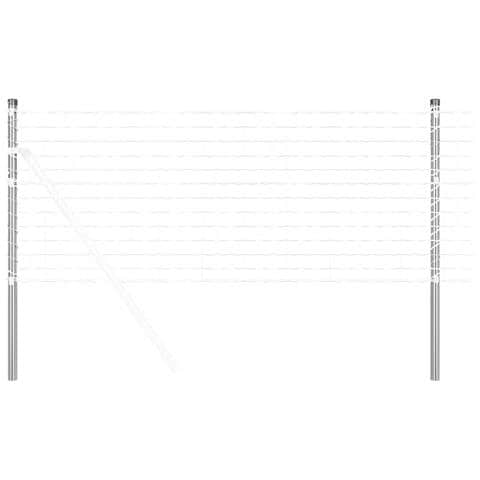 Pali per Recinzione 12 pcs Argento 120 cm - Foto 1
