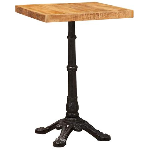 Tavolo bistrot Marrone 50 x 50 x 76 cm legno massello di mango - Foto 1