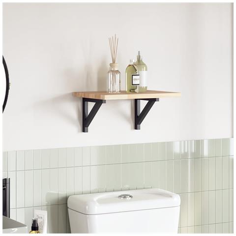 Piano per Tavolo 40x30x2 cm Rettangolare Legno Massello Acacia - Foto 2