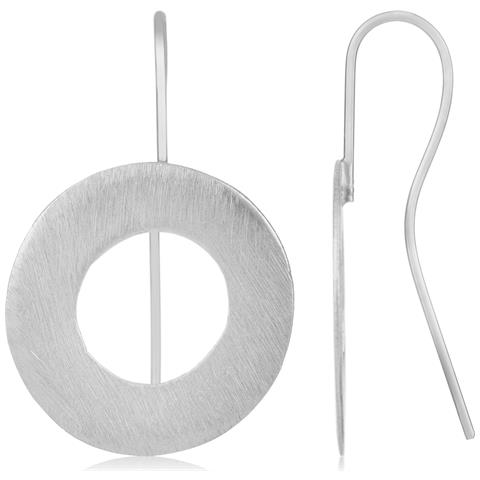 Orecchino A Gancio ""saturno"" In Argento Sterling - Foto 1