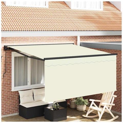 Tenda Retrattile Crema 300 x 250 cm Tessuto - Foto 2