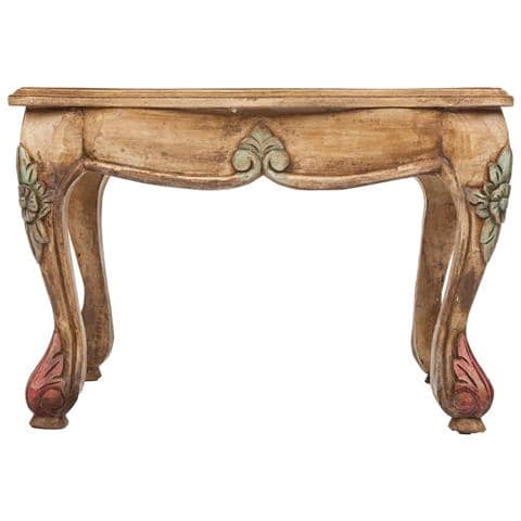 Tavolino In Legno Marrone Fatto A Mano 59x43x41h - Foto 2