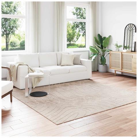 Tappeti per area Quadrato HUARTE Beige 240 x 240 cm Poliestere - Foto 2