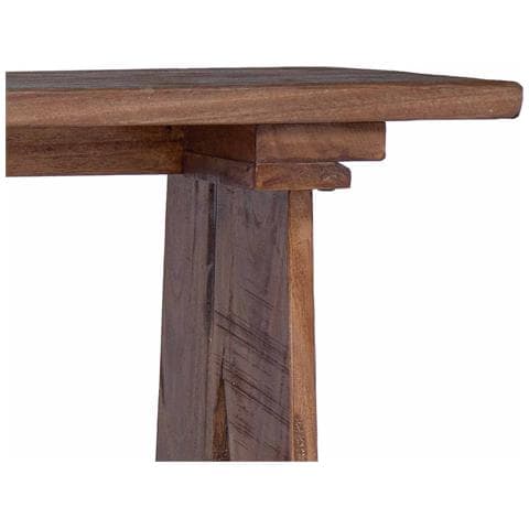panchina Naturale 100 x 30 x 51 cm Legno massello di recupero - Foto 9