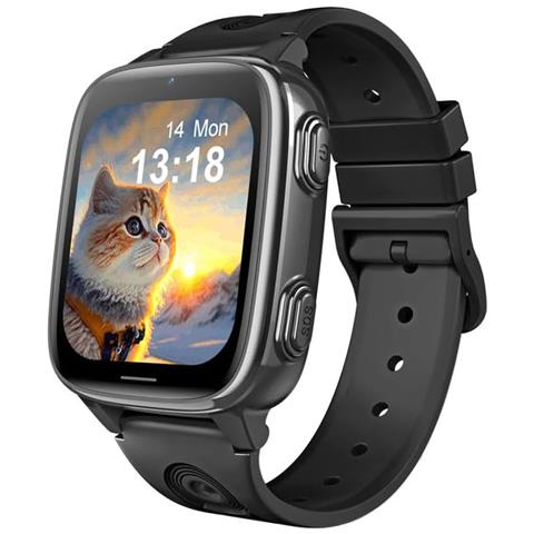 Orologio Per Bambini Con Pulsante Sos, Videochiamata Hd, Modalità Scuola, Posizionamento Lbs+wifi, Schermo Da 1,83 Pollici, Smartwatch 4g - Foto 1