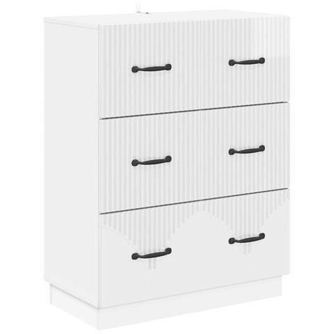 Mobile con Cassetti Bianco Lucido 66 x 34,5 x 87 cm - Foto 1