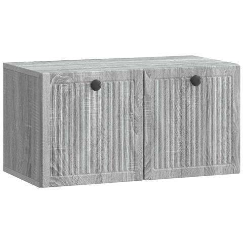 Mobile Porta TV da Muro Grigio Sonoma 59,5 x 31 x 30 cm - Foto 1
