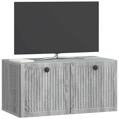Mobile Porta TV da Muro Grigio Sonoma 59,5 x 31 x 30 cm - Foto 2