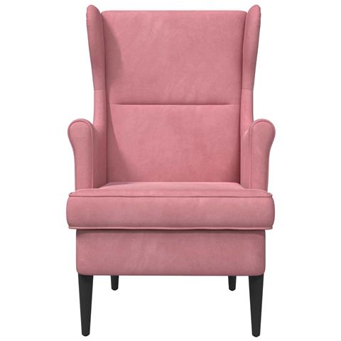 Poltrona Rosa Velluto - Foto 2