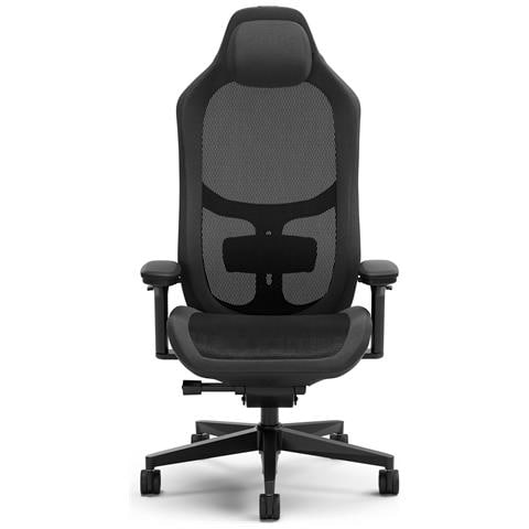 Refine Sedia da gaming per PC Seduta in rete Nero - Foto 1