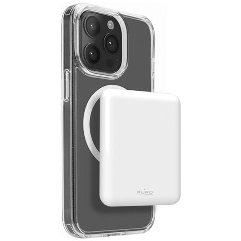 Power Mag 5000 mAh Carica wireless Bianco - Foto 1