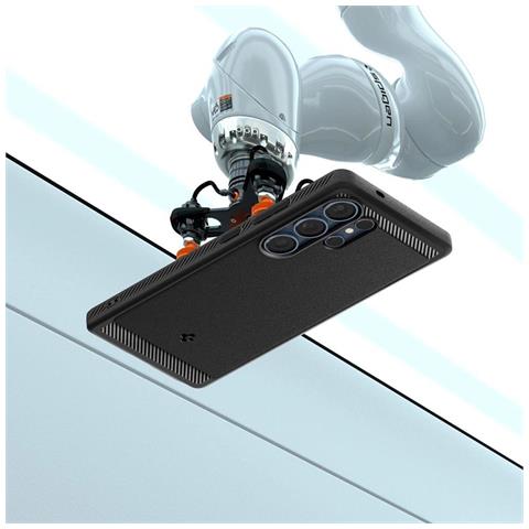 Spigen Rugged Armor Custodia Magnetica Per Samsung Galaxy S25 Ultra - Nera - Foto 1