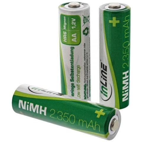 batteria ricaricabile nimh, stilo aa, 2350mah, precaricate, blister 4pz - Foto 4