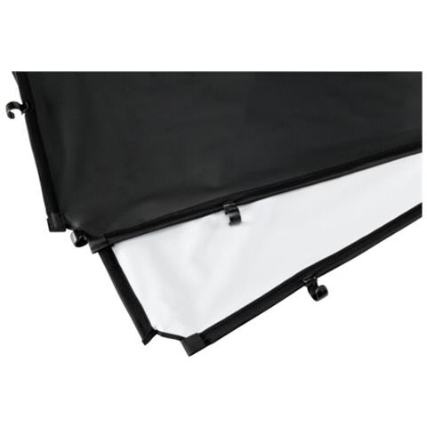 Tessuto per skylite fabric piccolo nero / bianco 1,1X2m - Foto 1