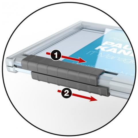 10 portabadge pushbox duo per 2 tessere 54x87mm durable - Foto 7