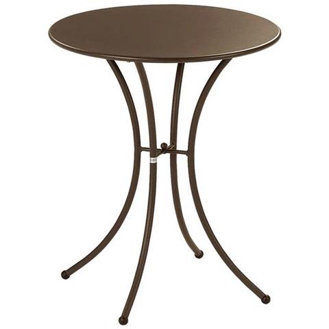 Tavolo Rotondo Pigalle Cm. 60 Colore Marrone D'india Cod 41 - Foto 4