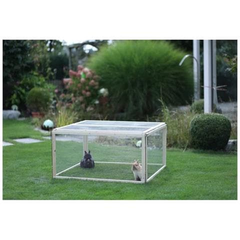 Recinto Esterno Per Animali Domestici Vario Legno Marrone 84399 - Foto 1