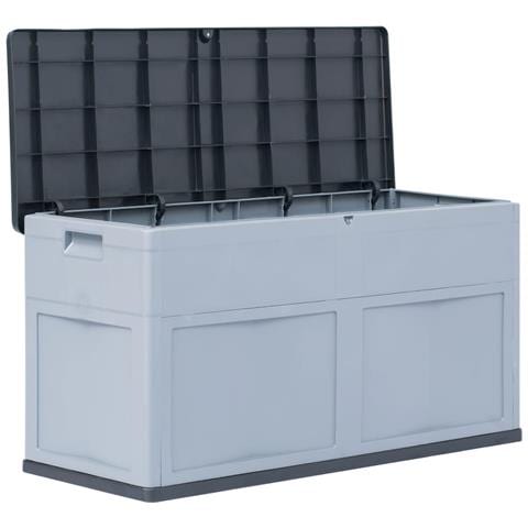 Baule da Giardino 320 L Grigio Nero - Foto 2