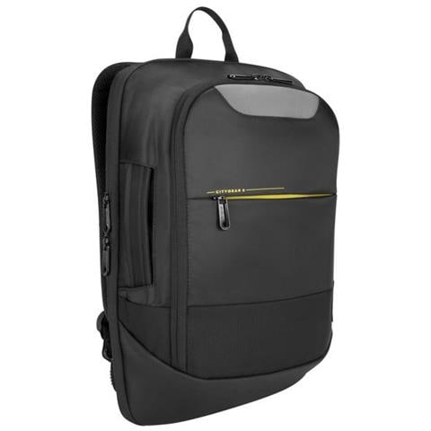 CityGear borsa per notebook 39,6 cm (15.6") Zaino Nero - Foto 1