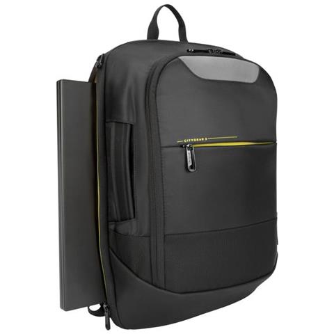 CityGear borsa per notebook 39,6 cm (15.6") Zaino Nero - Foto 2