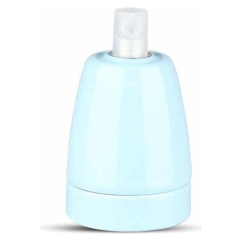 V-tac Vt-799 Portalampada In Porcellana Ø47mm Per Lampadine E27 Ip20 Blu - Sku 3798 - Foto 1