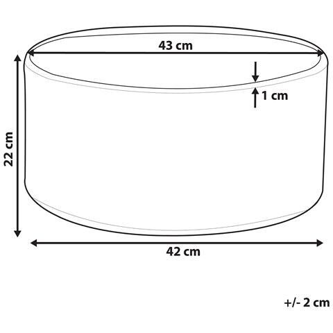 Vaso Da Fiori Effetto Marmo Bianco ?43 Cm Valta - Foto 11