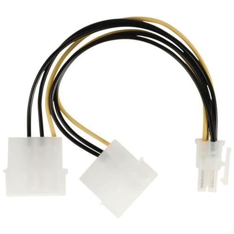 Cavo Di Alimentazione Interno Nedis - 2x Molex Maschio - Pci Express Femmina - 0,15 M - Varie - Foto 1