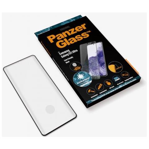 Case Friendly - Bildschirmschutz Fr Handy - Glas - Kristallklar, Black Border - Fr Samsung Galaxy S21 Ultra 5g (7258)  - Foto 2