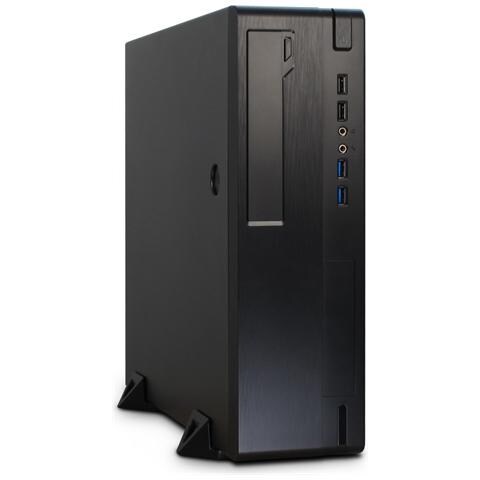 IT-502, Desktop, PC, Alto, Mini-ITX, uATX, 1U, Nero - Foto 1