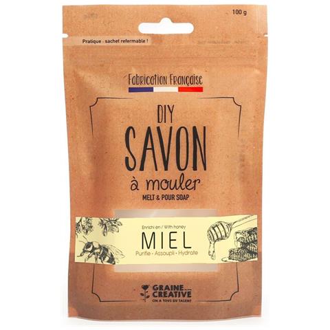 Sapone Da Modellare Fai Da Te - Miele 100 G - Foto 1