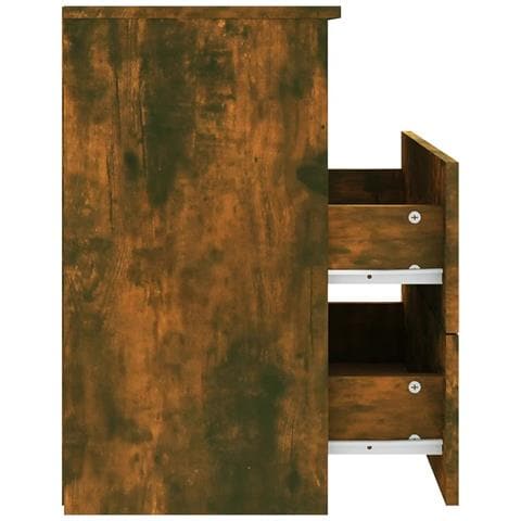 Comodino Rovere Fumo 50x32x60 Cm - Foto 2