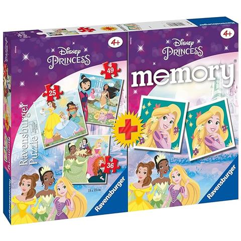 Puzzle Multipack Memory di Disney Princess, Puzzle e Gioco per Bambini Princess, Età Raccomandata 4+, RVS20864 - Foto 3
