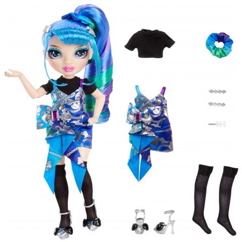 Junior High S3 - Bambola Rainbow Fashion 22 Cm - Holly Devious (blu) - Foto 1
