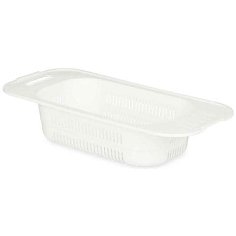 Scolapiatti Bianco Plastica 47 X 9,5 X 22 Cm (24 Unità) - Foto 4